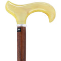 Derby Walking Cane with Genuine Rosewood Shaft and Silver Collar N693223