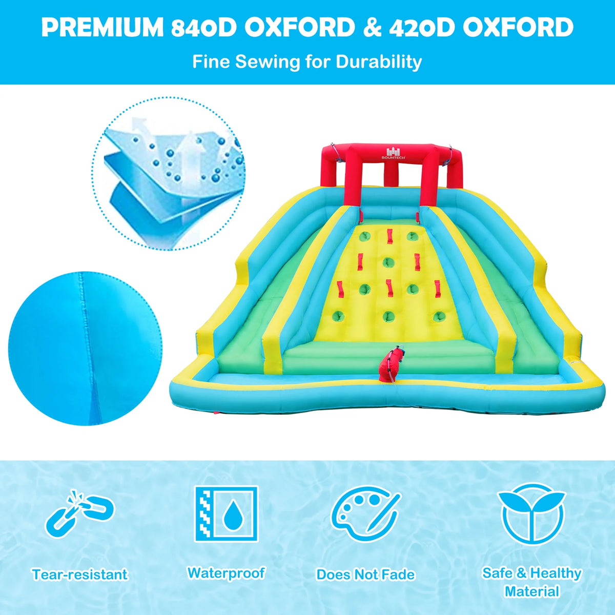 Inflatable Water Slide Park Splash Pool V624