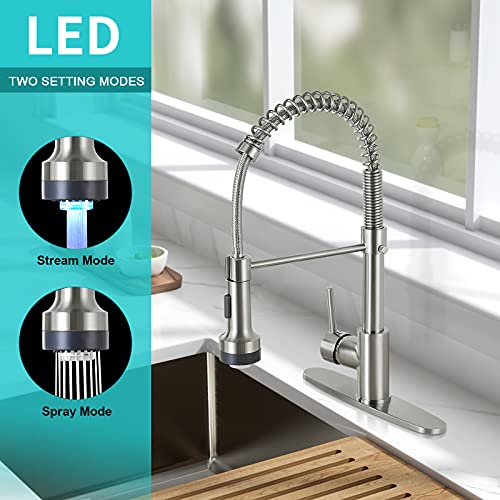 Matte Black Pull Down Sprayer Kitchen Faucet B1434