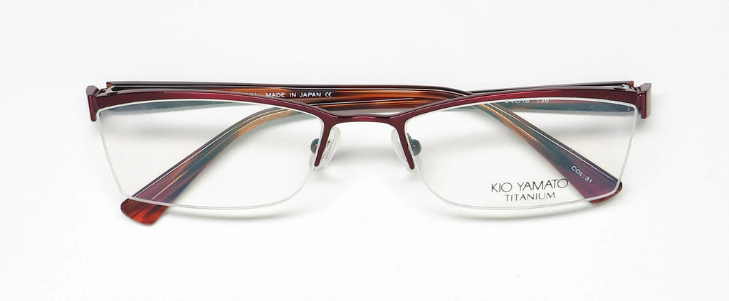 Titanium Half-Rim Eyeglass Frame V679286