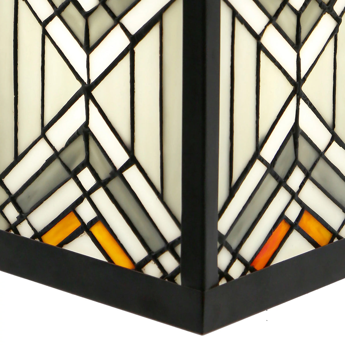 Bronze Stained Glass Wall Sconce X604