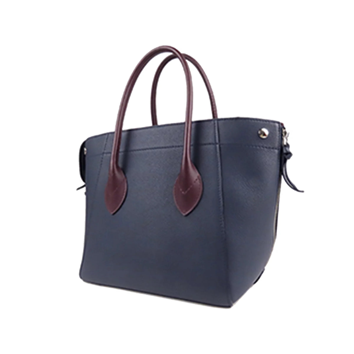Blue Calf Leather Satchel V734