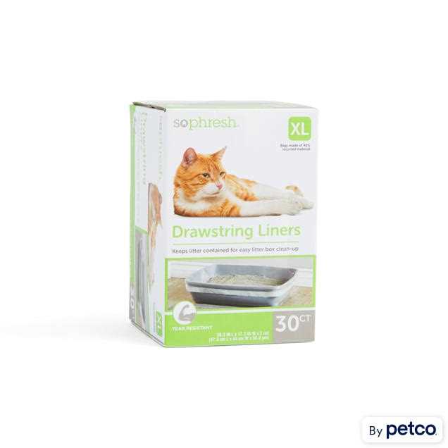 Drawstring Cat Litter Box Liners E212