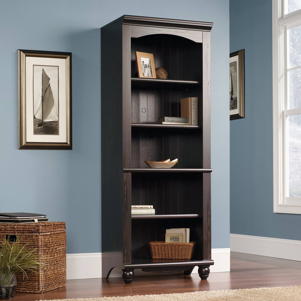 5 Shelf Bookcase in Antiqued Paint N66635