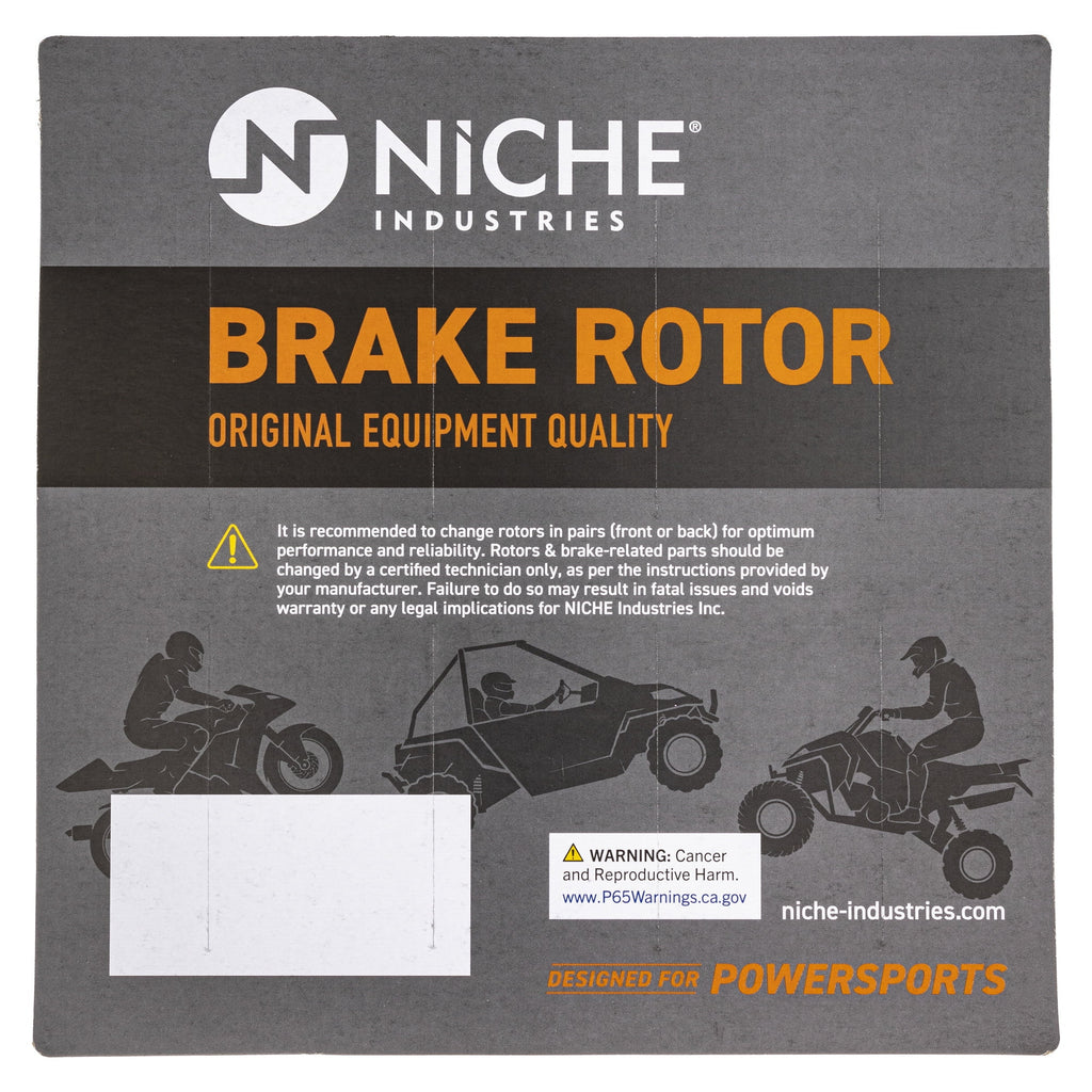 Front Brake Rotor for Motorcycle 2 Pack N290