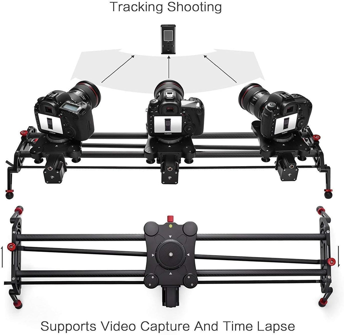 31 80cm Camera Slider Track Dolly Rail System A1392