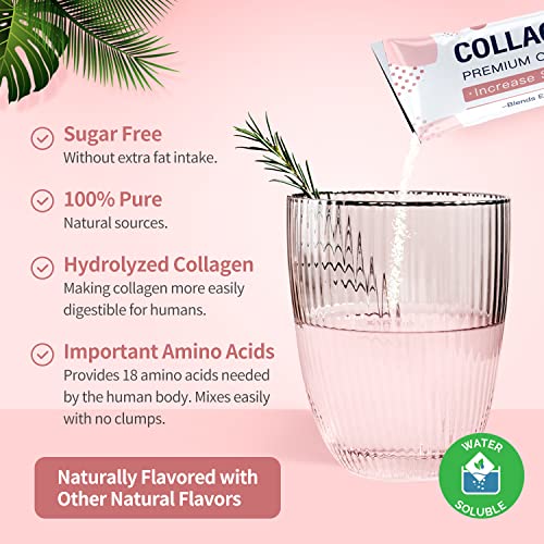 Multi Collagen Peptides Powder Type I II III V X Hydrolyzed Collagen Peptides with Prebiotics Sugar-Free Non-GMO Q7503