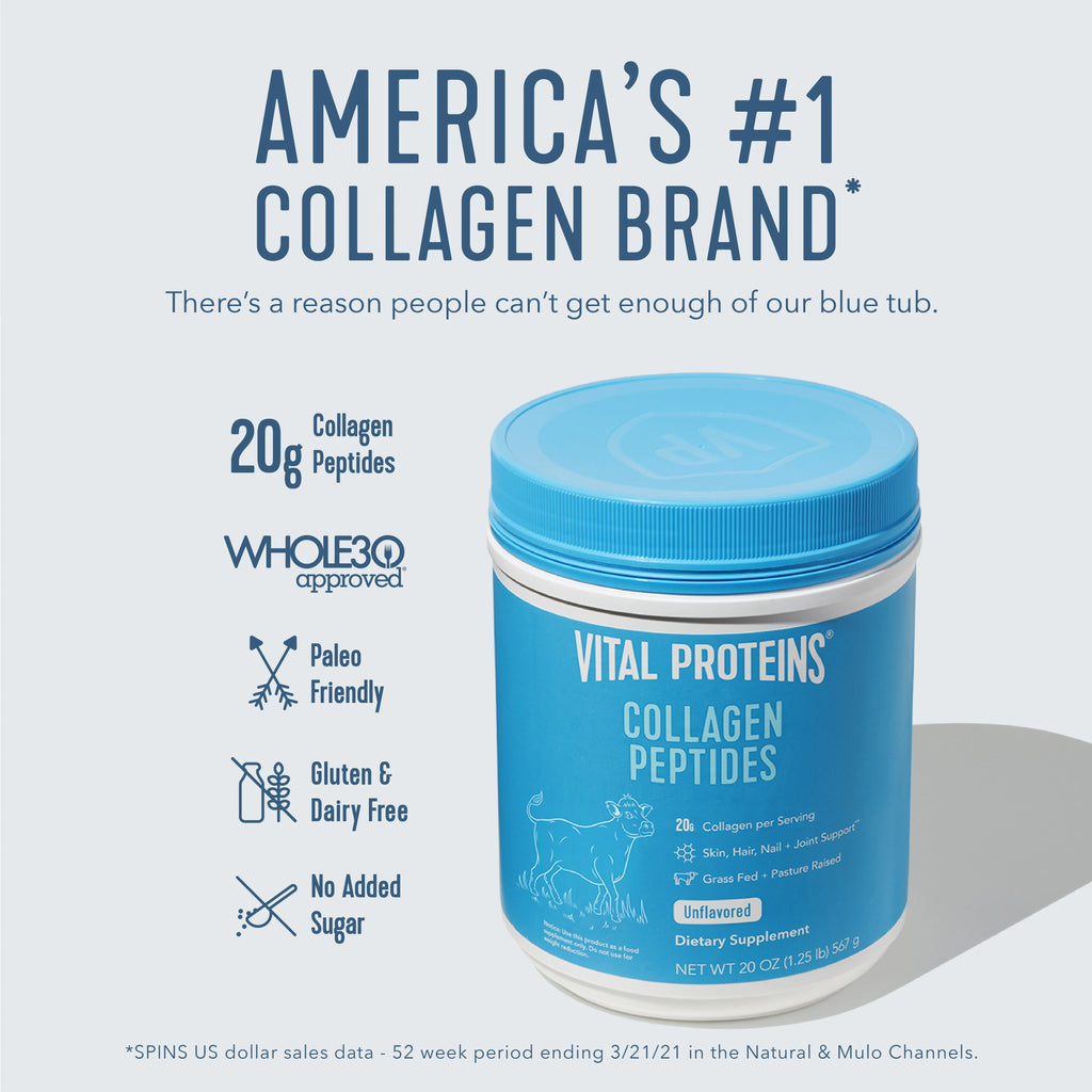 Collagen Peptides Supplement Powder, 7.37 oz L27380
