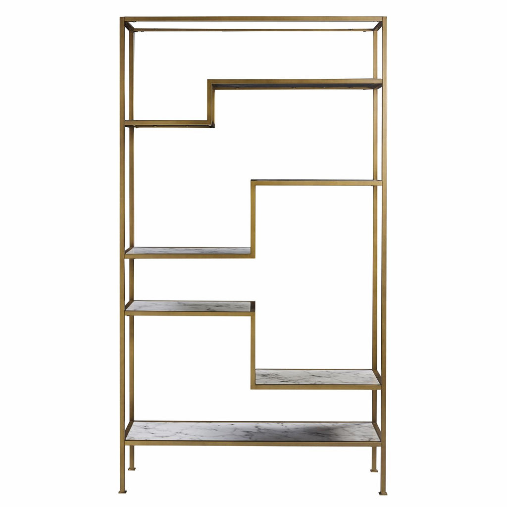 Marble-Look 5-Tier Display Shelf Z276