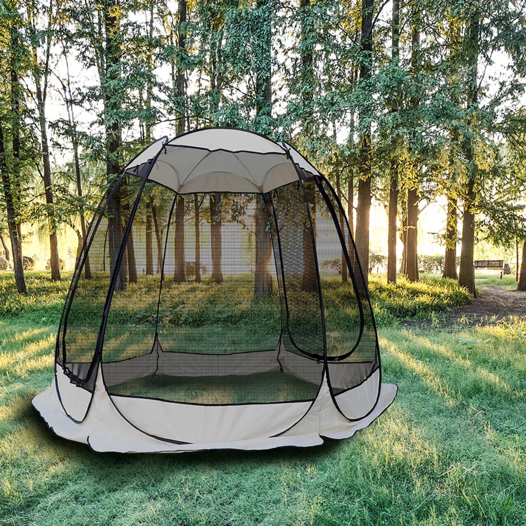 Pop Up Gazebo Tent With Screen Mesh Q36870