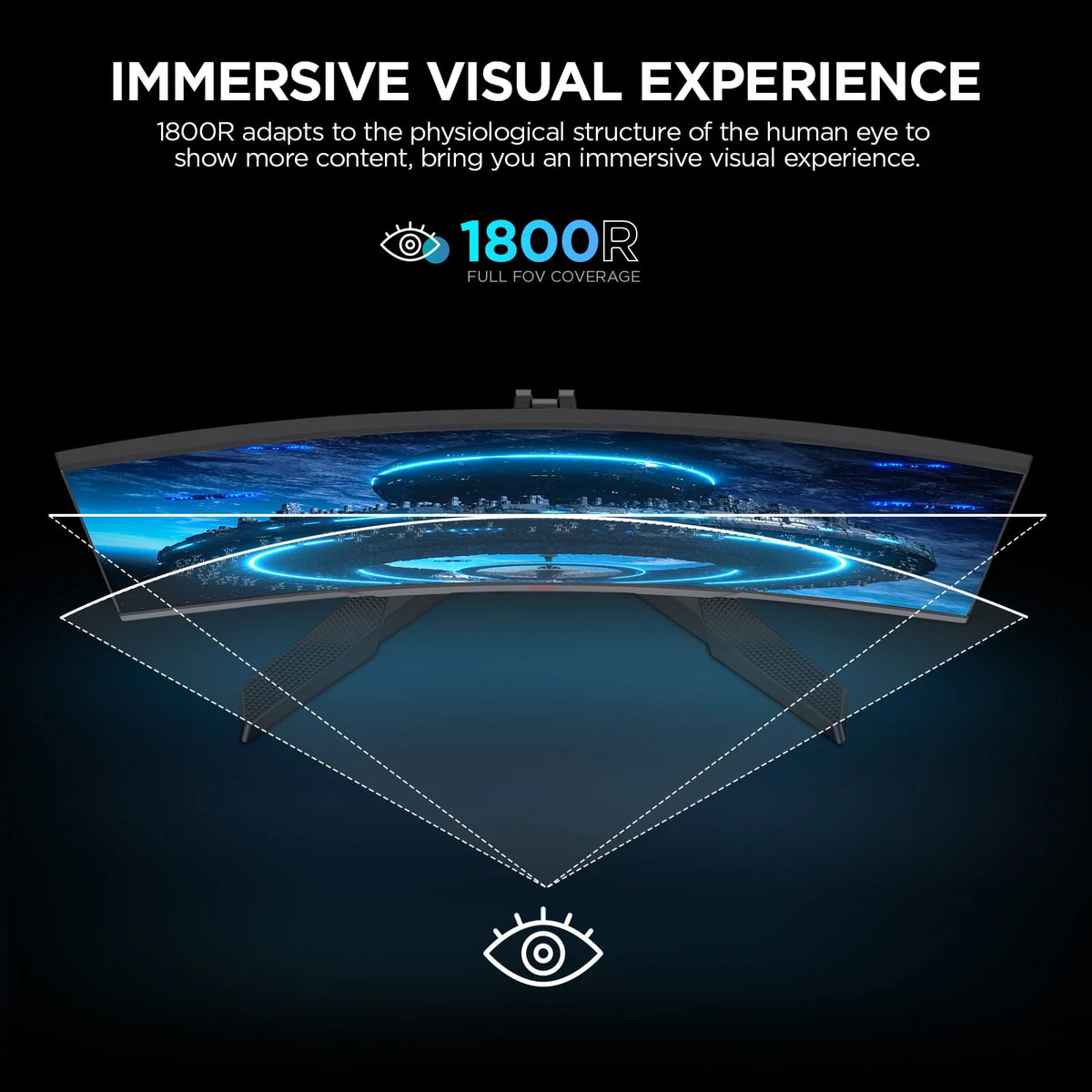 24 inch 165Hz 1ms FHD 1080P VA Gaming Monitor P126477