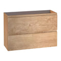 Oak Engineered Wood Single Vanity Cabinet G478