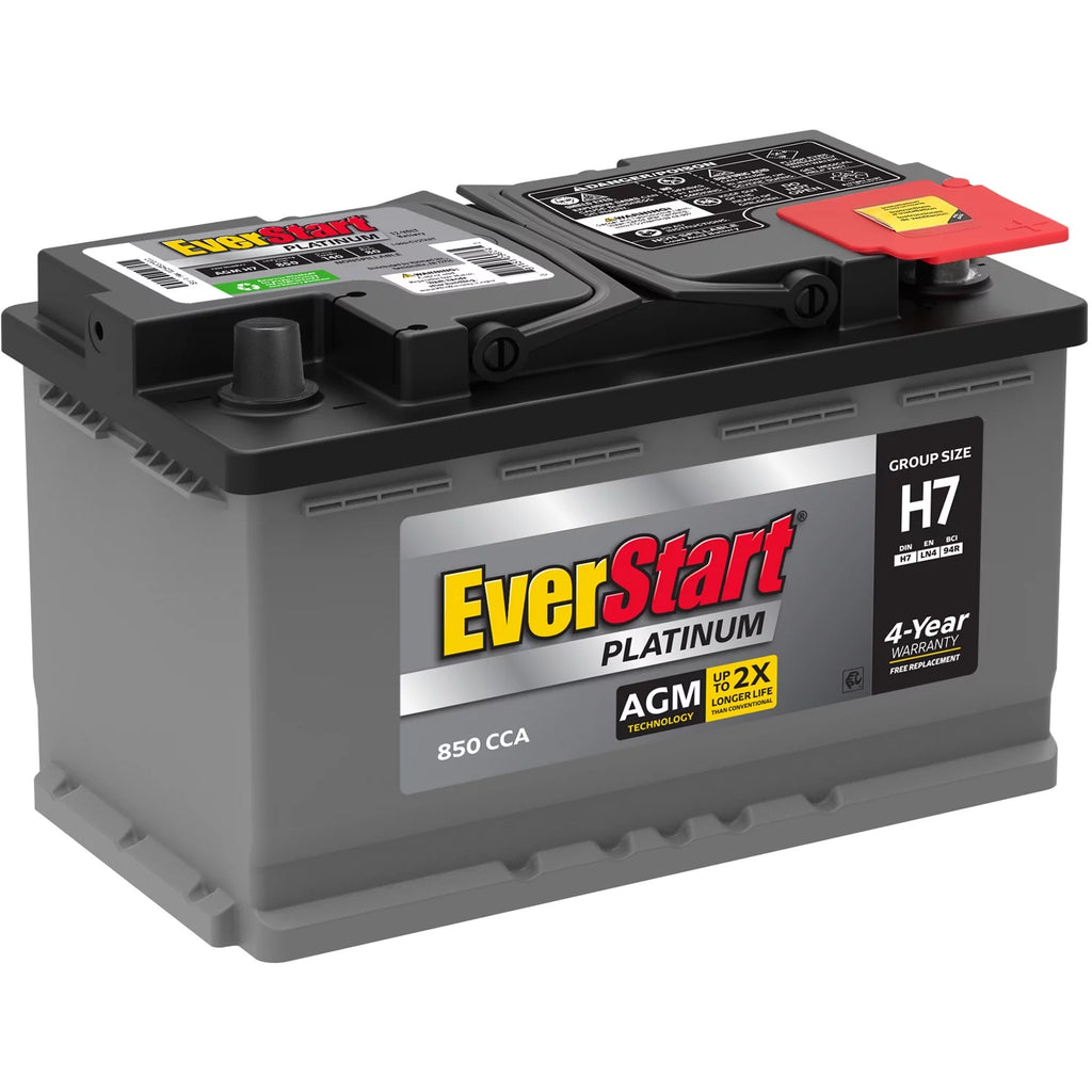 AGM Automotive Battery, Group Size H7 / LN4 / 94R 12 Volt, 800 CCA 140 RC V851