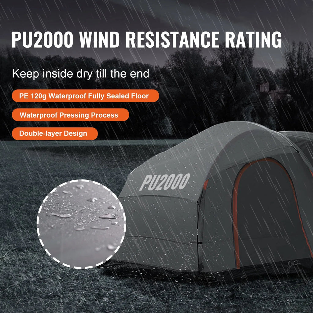 SUV Camping Tent Attachment with Rain Layer I142582