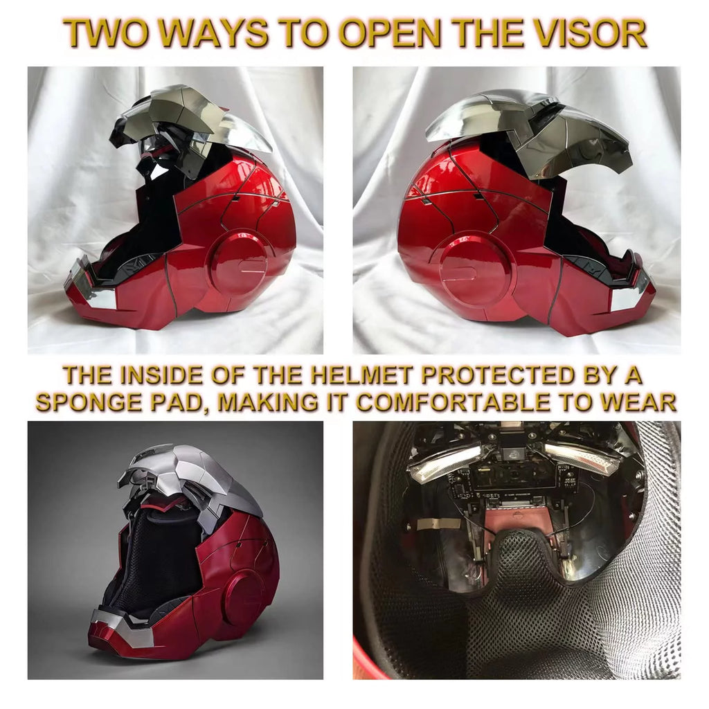 Iron Man Helmet Electronic Mask with Sounds & LED Eyes 1:1 Model D9058