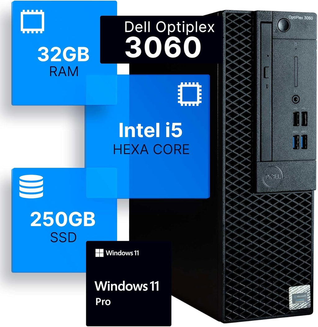 32GB DDR4 RAM 250GB SSD Desktop Computer Z943