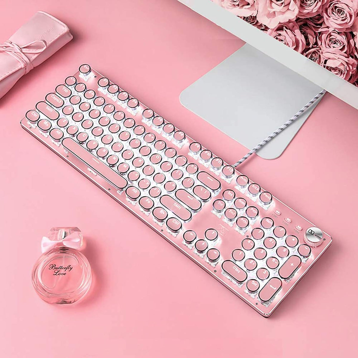 Pink Mechanical Keyboard S43079
