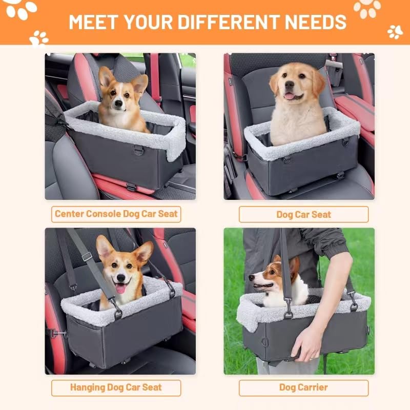 Raised Dog Booster Seat with Metal Frame L18413