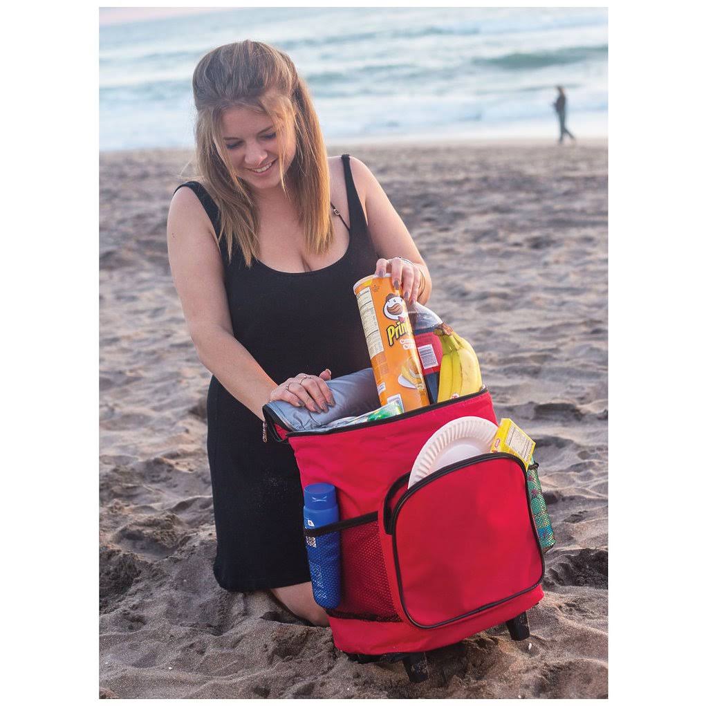 Red Ultra Compact Cooler Cart L3395
