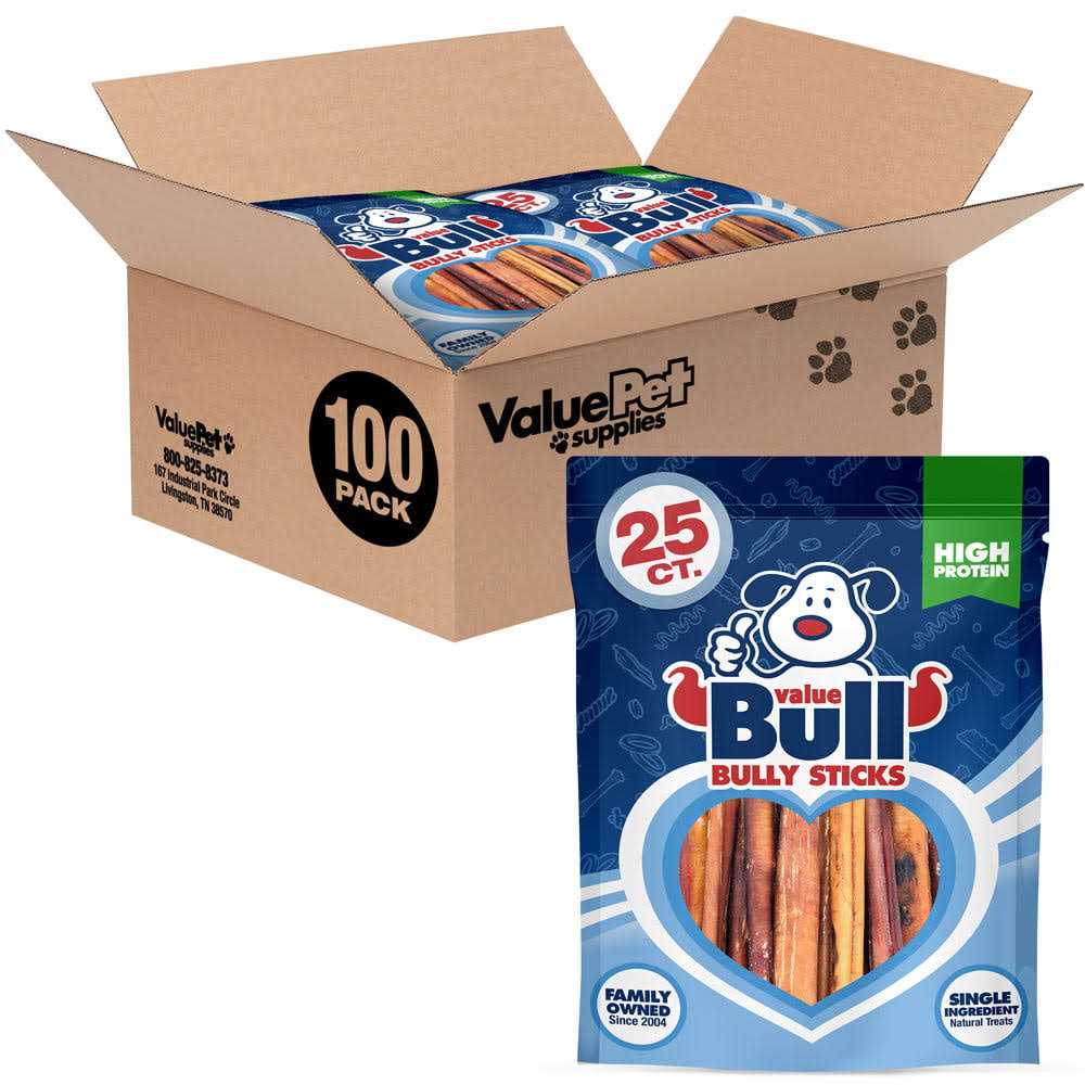 6 inch Bully Sticks for Dogs V289