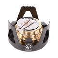 Lightweight Brass Alcohol Stove Burner with Stand Y3535
