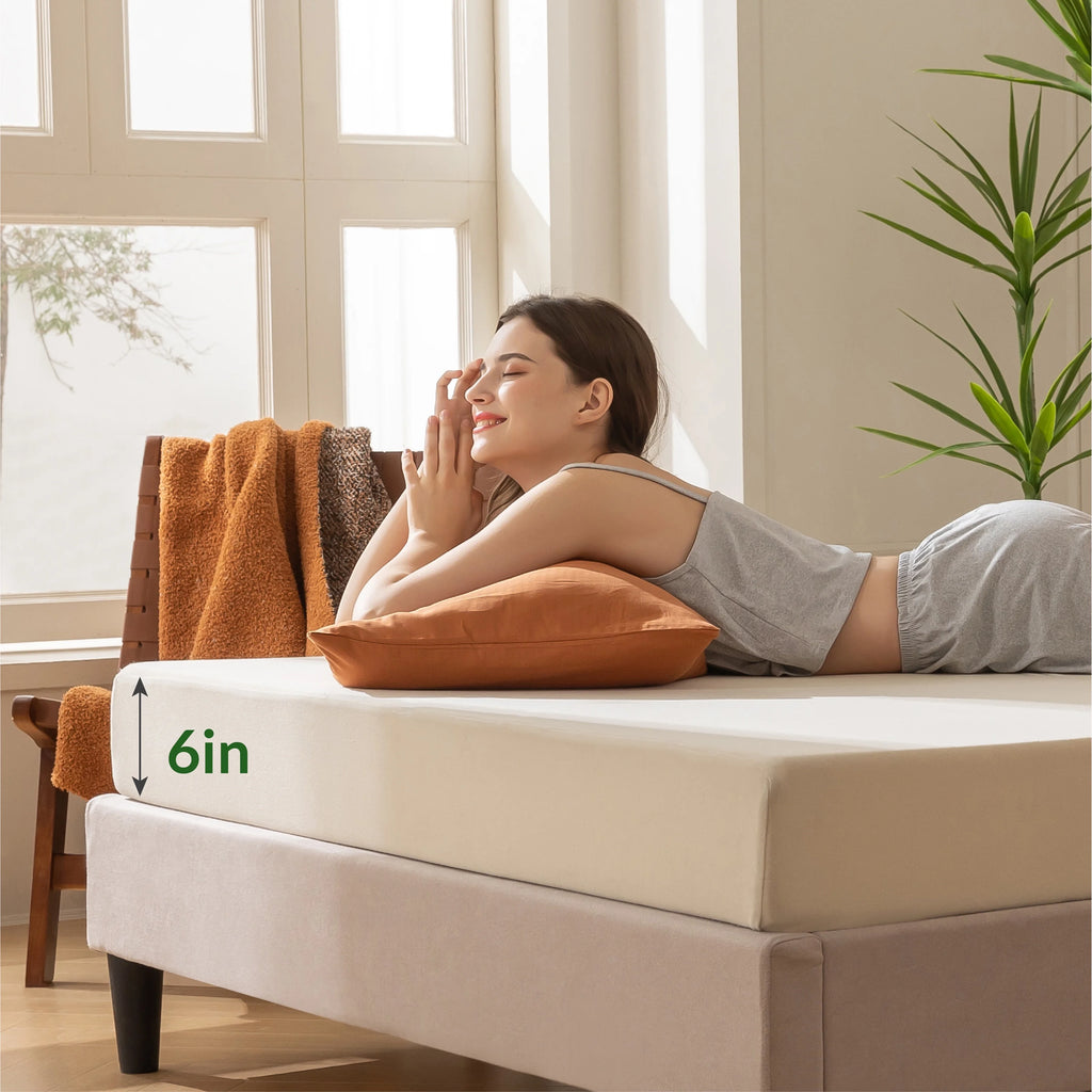 6 inch Full Size Memory Foam Mattress B625