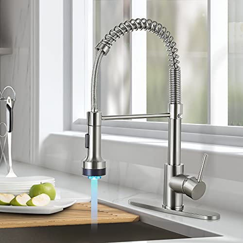 Matte Black Pull Down Sprayer Kitchen Faucet B1434