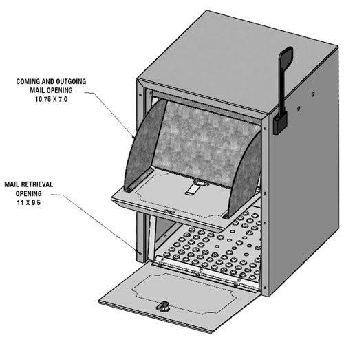Copper Vein Mailbox L73150