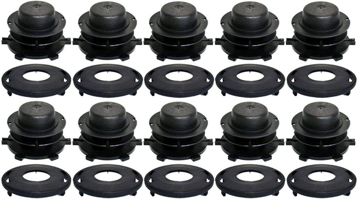 Trimmer Head Spool and Cover Cap Combo Pack of 2 J516