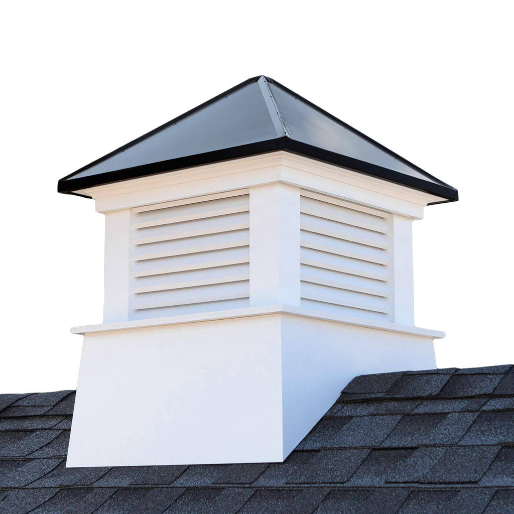 18x22 x 22x22 Black Aluminum Roof Cupola R9463
