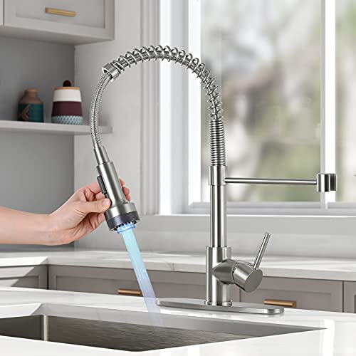 Matte Black Pull Down Sprayer Kitchen Faucet B1434