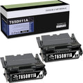 2 Pack Compatible Toner Cartridge Replacement for Lexmark T650 T652 T654 T656 TS654 TS656 Printer S92863