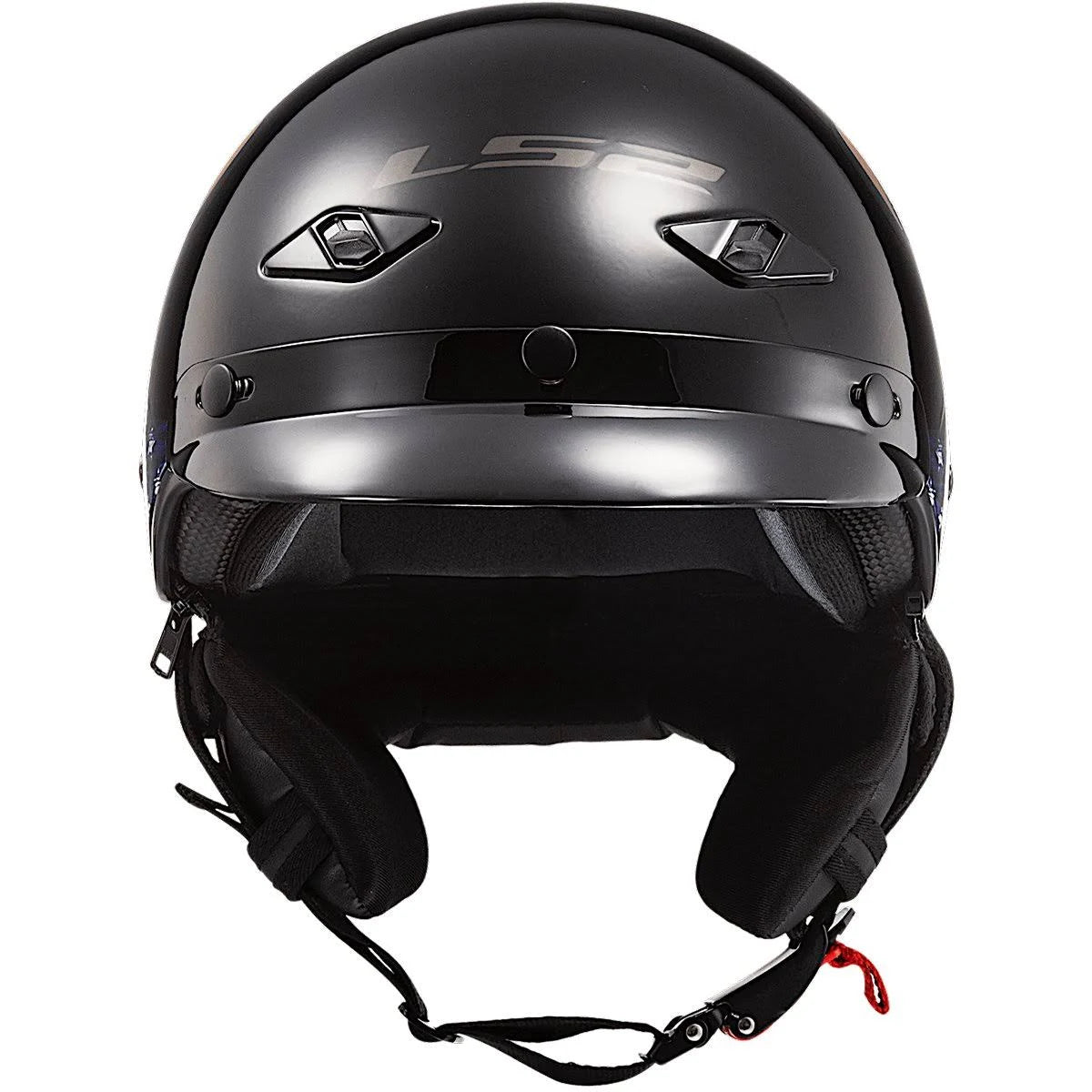 Black Adult Cruiser Helmet F8985