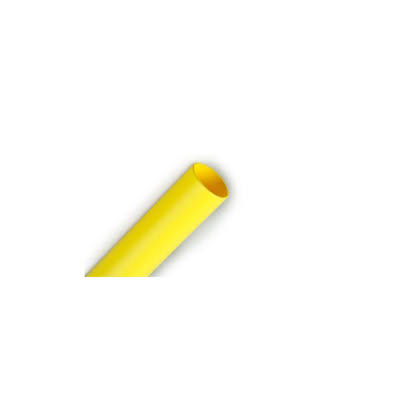 Yellow 48 in Heat Shrink Tubing, 100 Pcs B13237