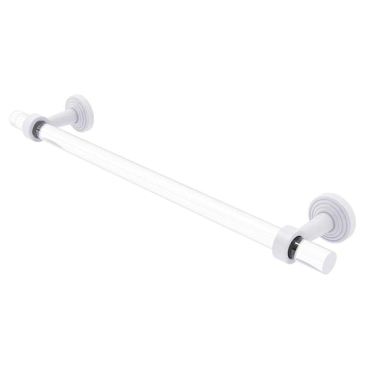 Matte White 18 in Towel Bar P564