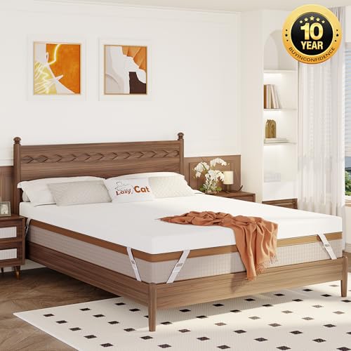 Twin XL Size Cooling Gel Memory Foam Mattress Topper with Removable Washable Cover T508