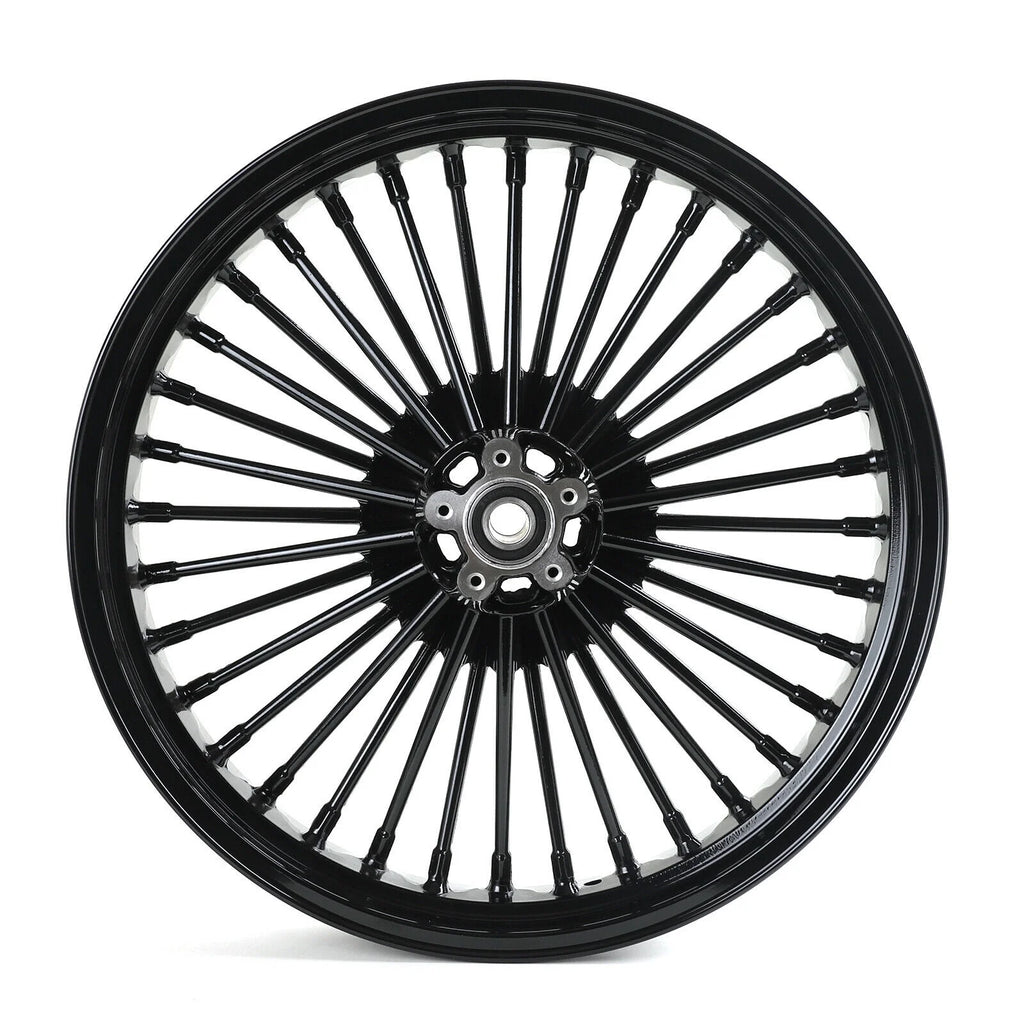 21X3.5 18X5.5 Fat Spoke Wheels for Harley Touring Electra Glide Ultra 2009-2021 K4593