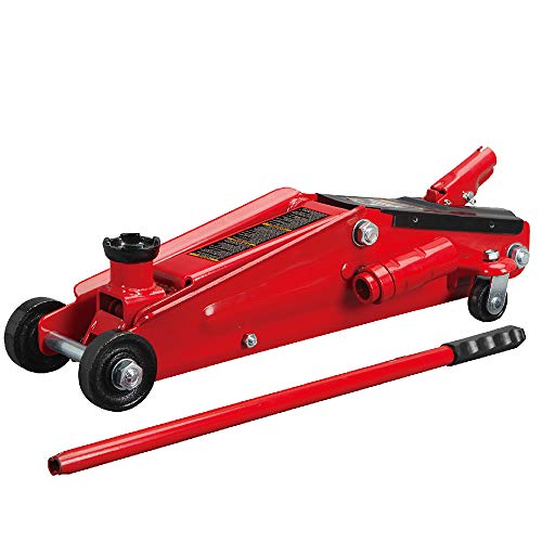 Hydraulic Trolley Floor Jack with Extra Saddle 3 Ton Red U262