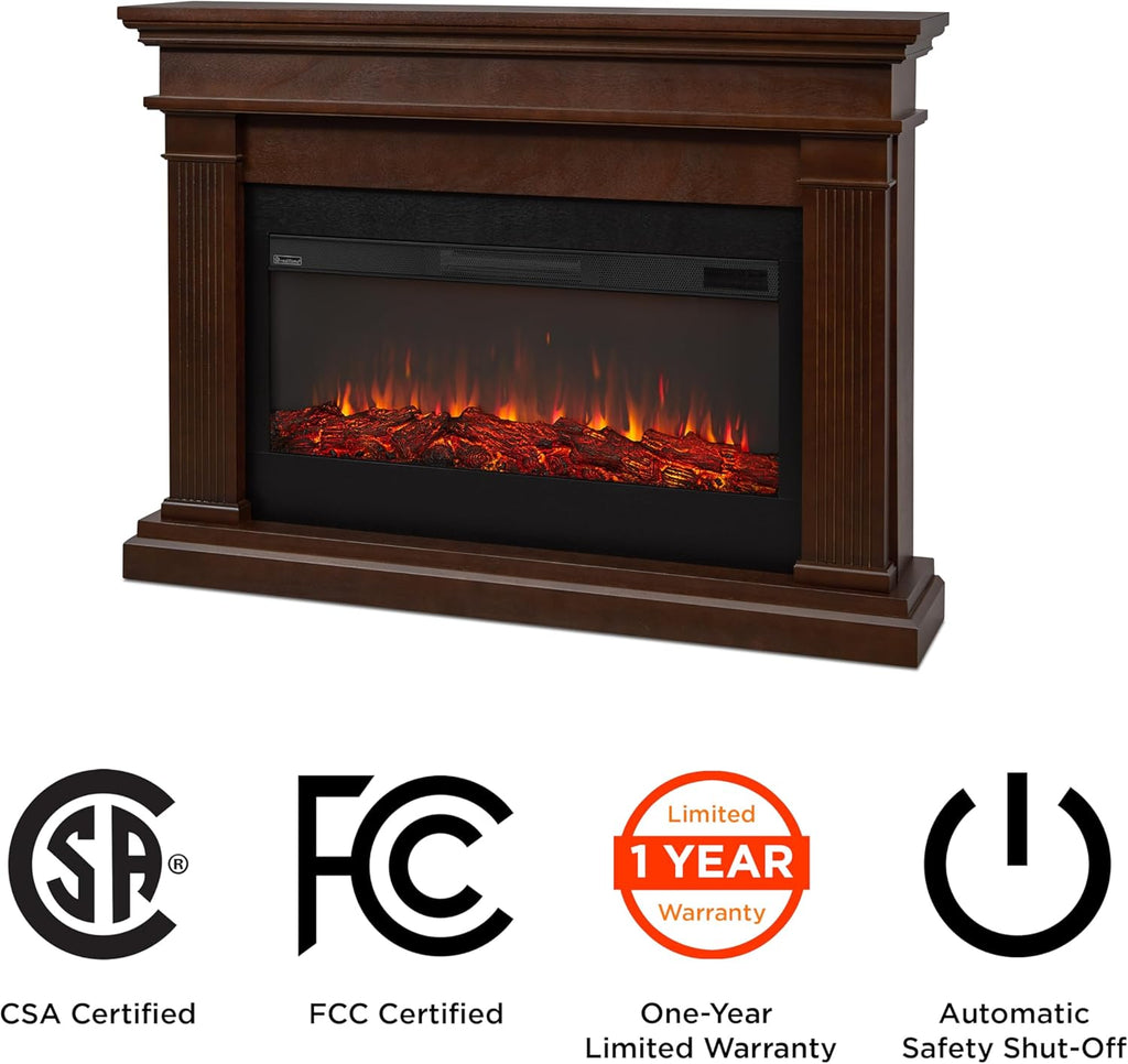 59" Electric Fireplace with Mantel M72165