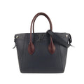 Blue Calf Leather Satchel V734