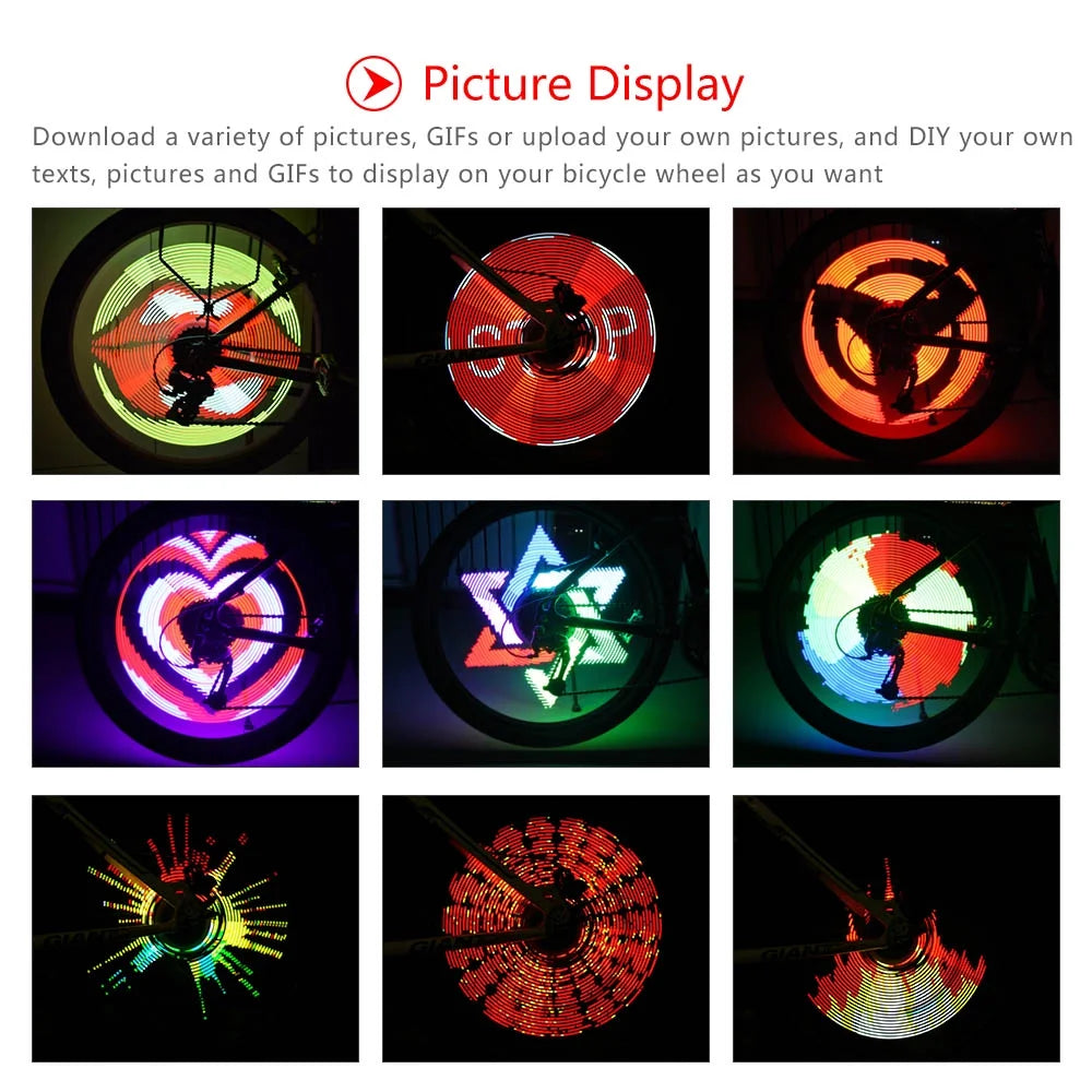 Rechargeable LED Bike Spoke Wheel Lamp S852106