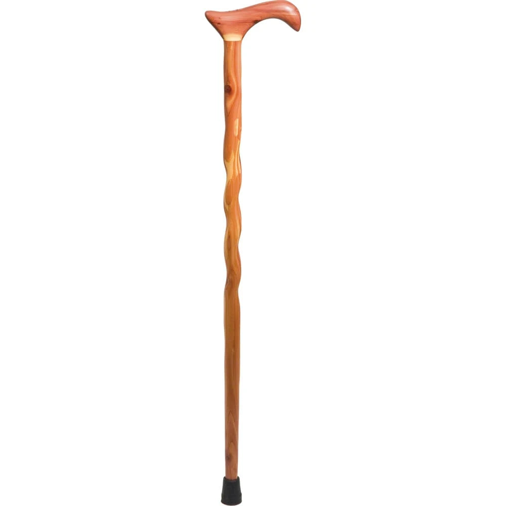 40x22 Twisted Aromatic Cedar Derby Walking Cane U15898