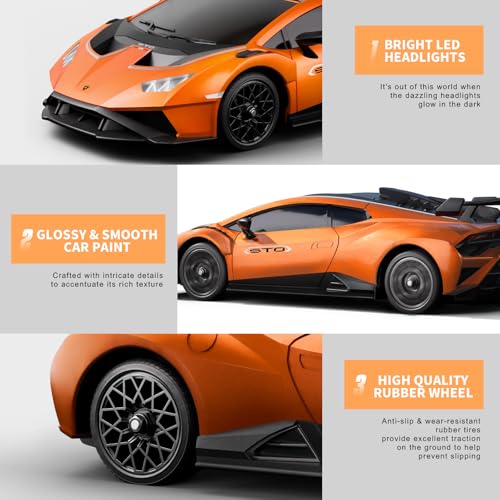 Remote Control Car 1:18 Scale 2.4Ghz RC Drift Car Orange L8905