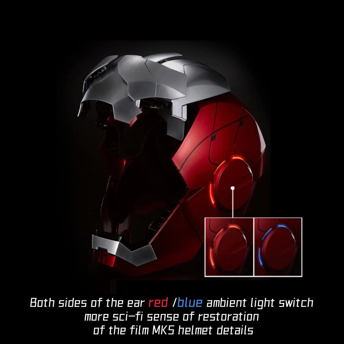 Iron Man Helmet Electronic Mask with Sounds & LED Eyes 1:1 Model D9058