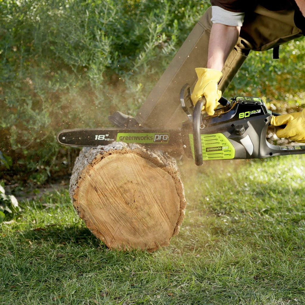 Discontinued 18-Inch 80V Cordless Lithium-Ion Chainsaw B8504