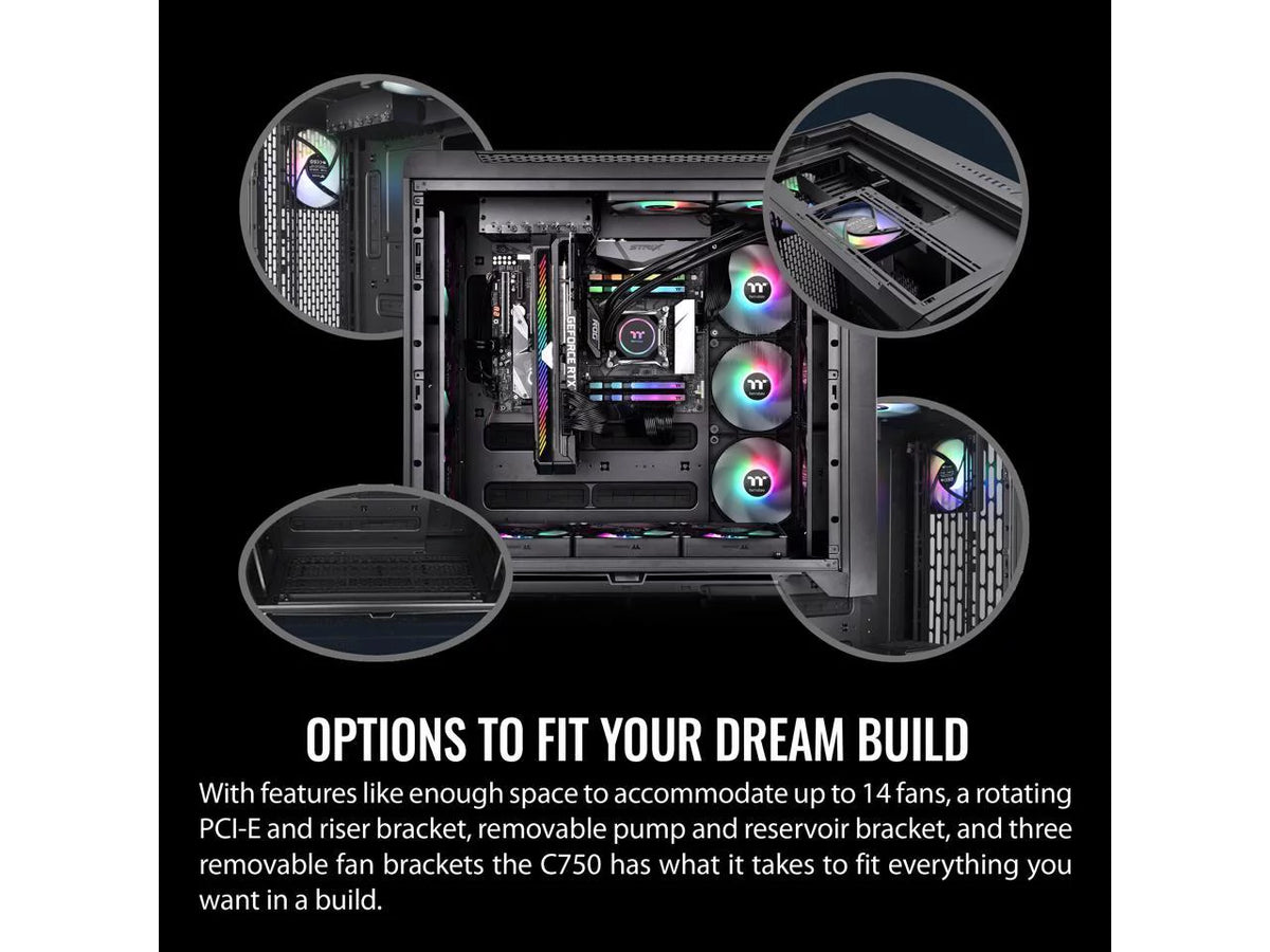 Full Tower with Tempered Glass Front & Side Panel H36942