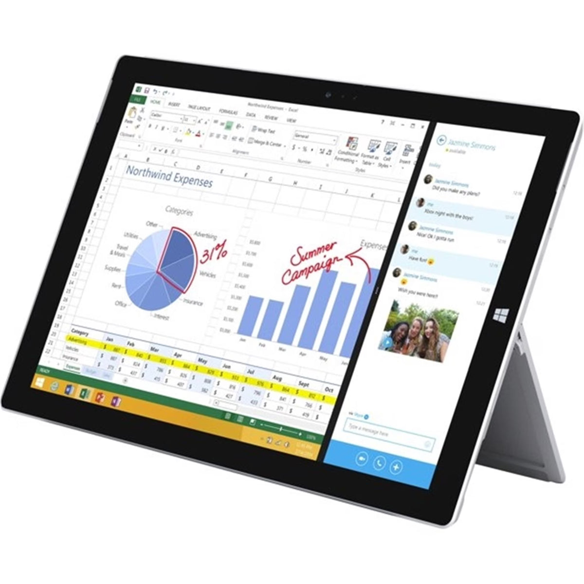 Surface Pro 3 12" Tablet 256GB WiFi Silver N4215