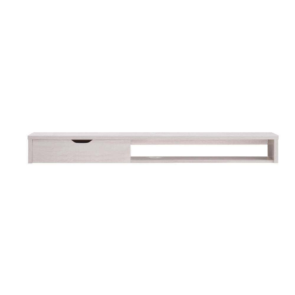 White Oak Wall Mounted TV Console K940495