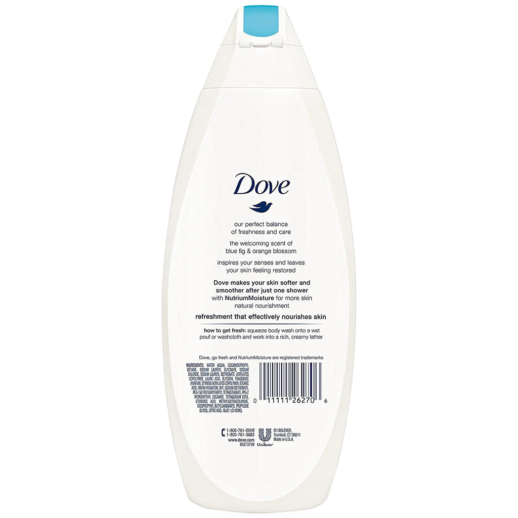 Blue Fig & Orange Blossom Body Wash 22 Fl Oz Pack of 3 Z649613