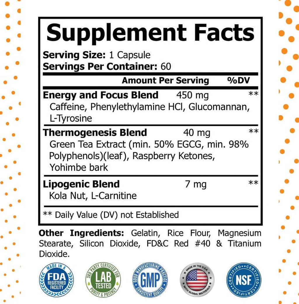 Thermogenic Fat Burner & Weight Loss Supplement Y52848